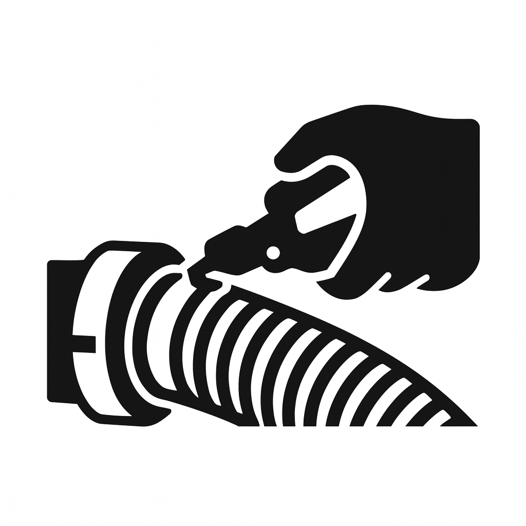 Osazování hadic koncovkami